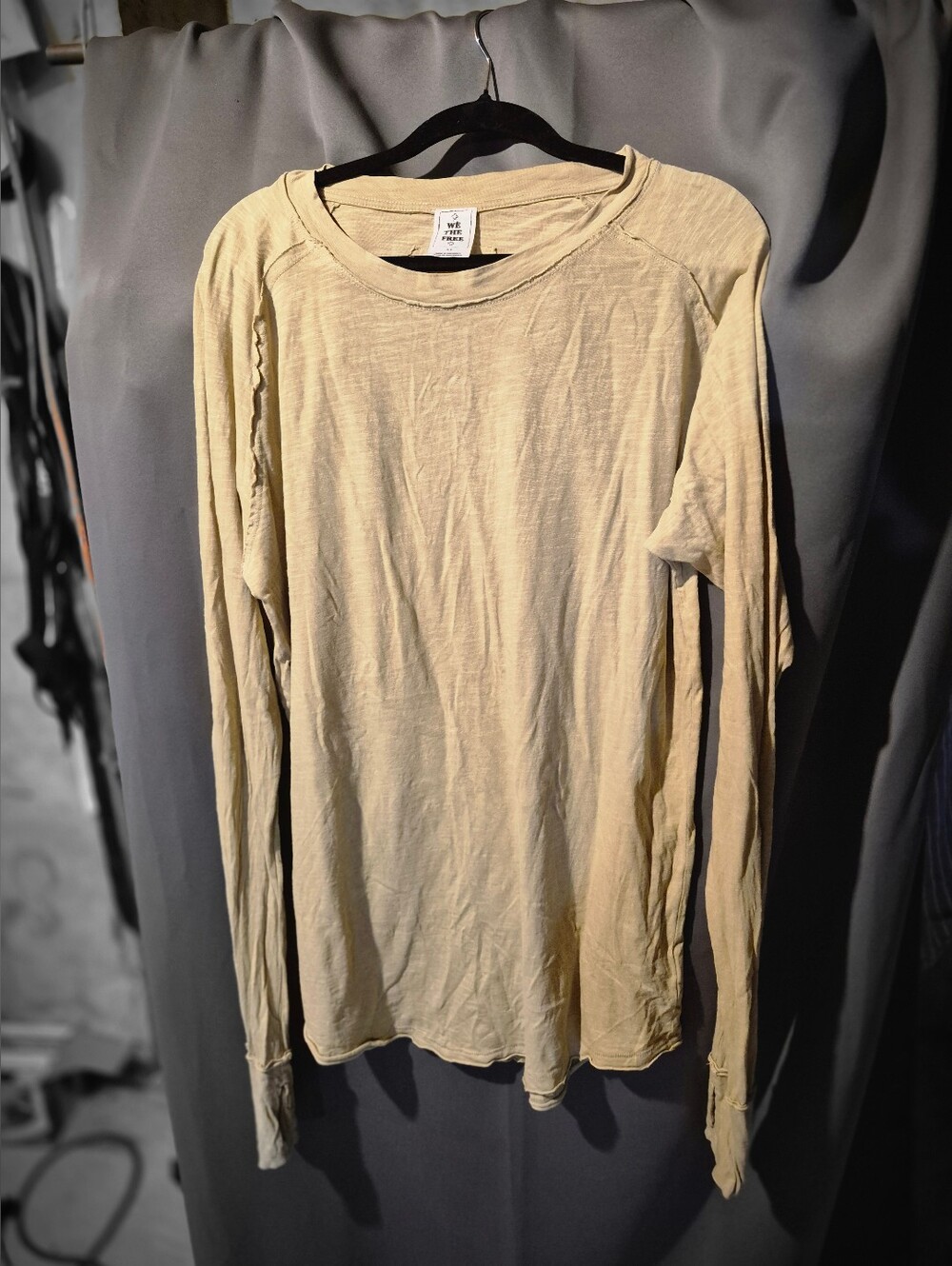 We The Free Long Sleeve Tee in Beige